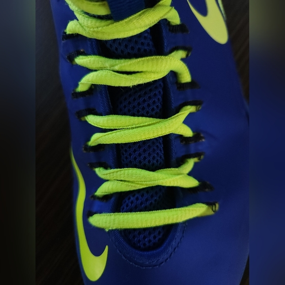 Nike 👟 2012 KD 35 Basketball shoes Royal Blue/Neon yellow size US 7Y Eur 40 $14 - Picture 8 of 14
